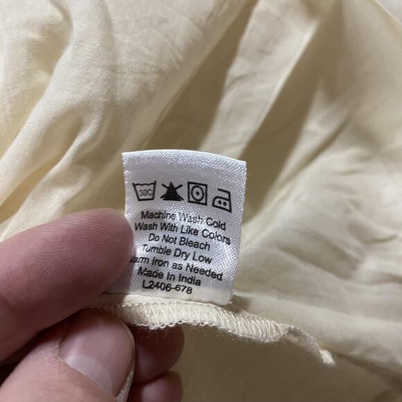 Love The Label Dress Womens Small White Puff Sleeve Embroidered Cotton Mini - Picture 6 of 11